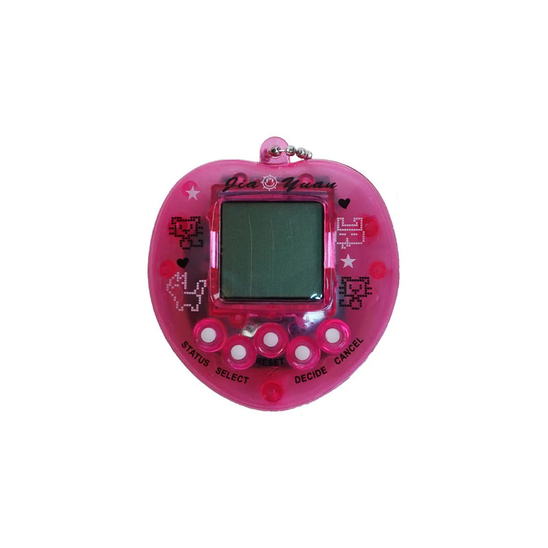 Virtual Pet Toy - Transparent Pink - لعبة